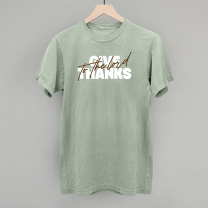 Give Thanks To The Lord Script Overlay