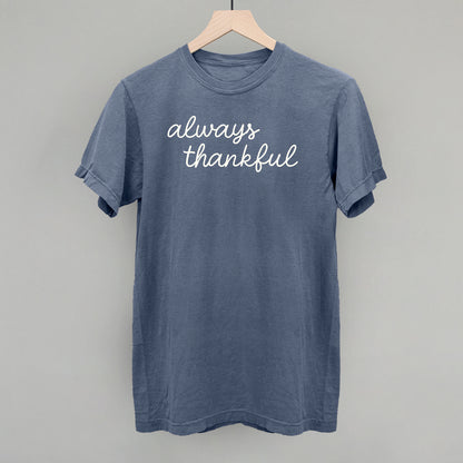 Always Thankful Script