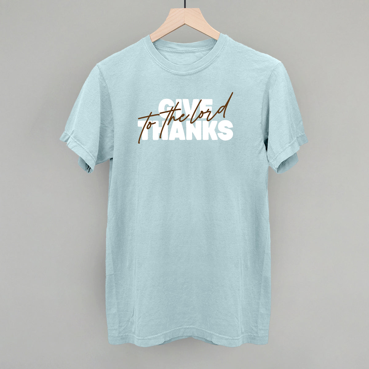 Give Thanks To The Lord Script Overlay
