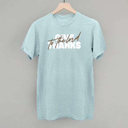 Give Thanks To The Lord Script Overlay