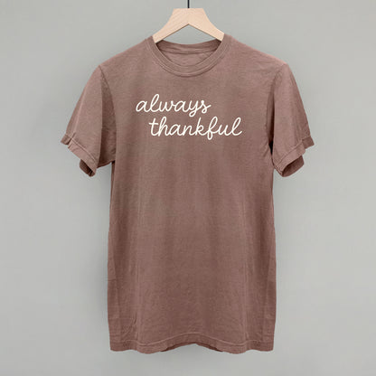 Always Thankful Script