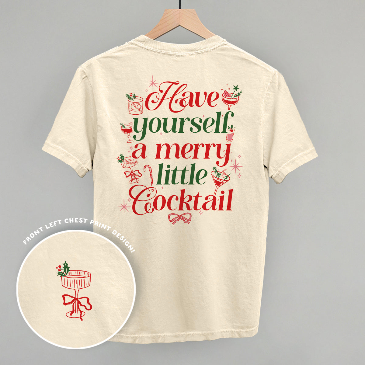 Merry Little Cocktail (Back Print)