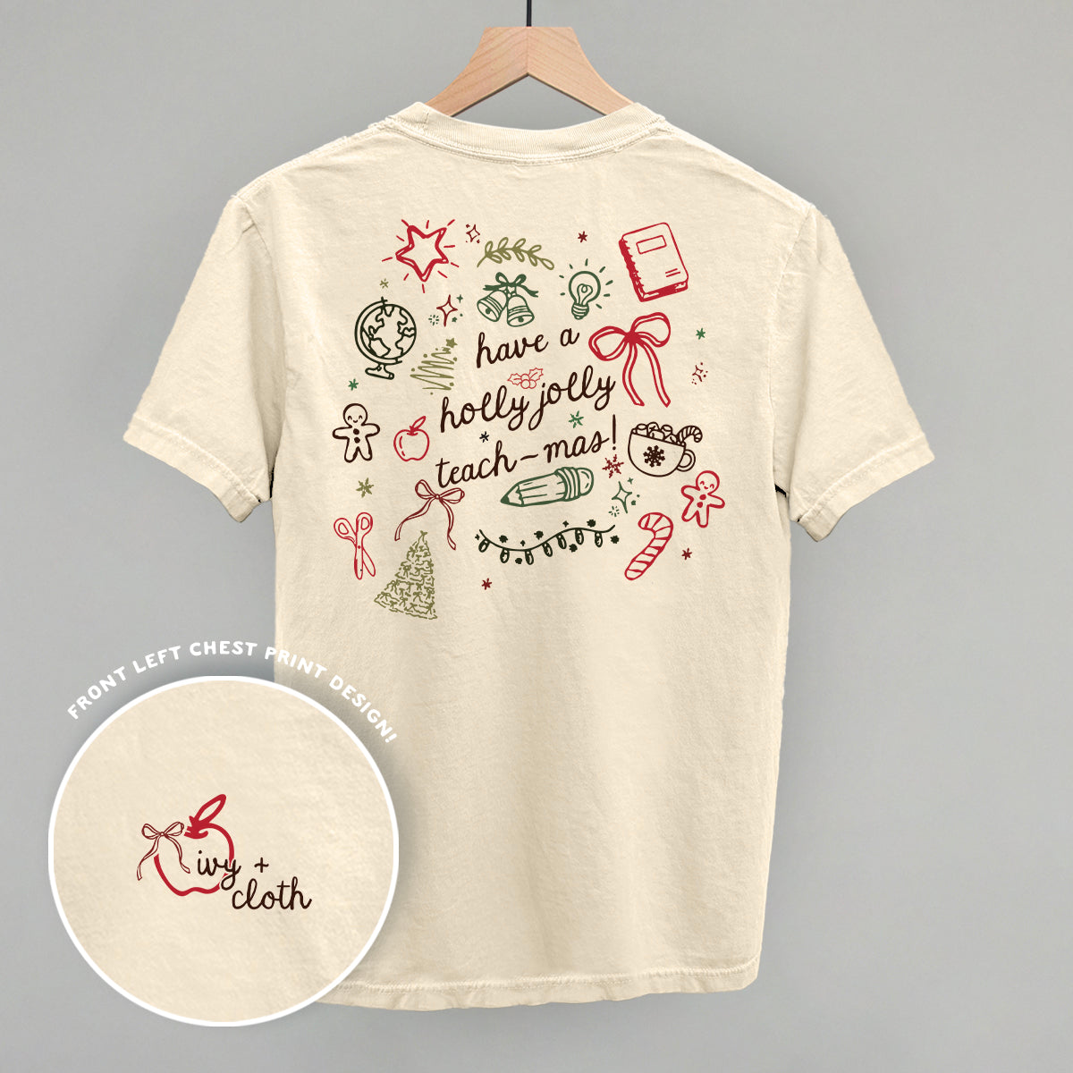 Holly Jolly Teachmas (Back Print)