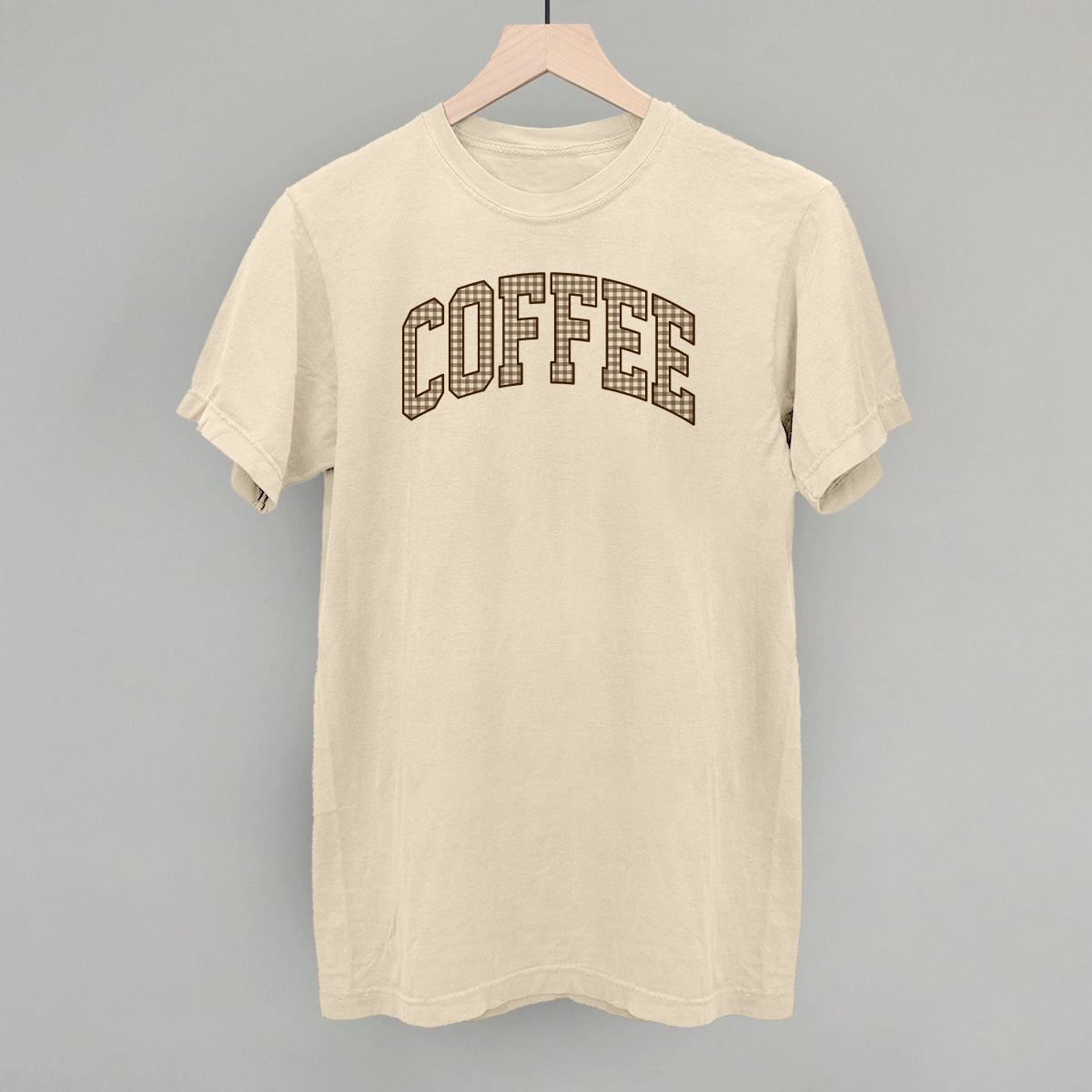 Coffee Gingham Arch