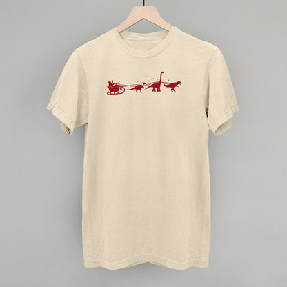 Dinosaurs And Santa's Sleigh