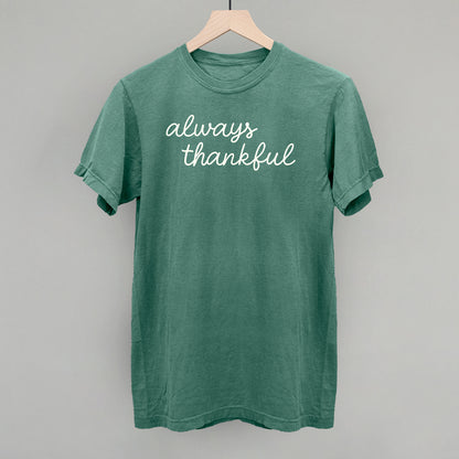 Always Thankful Script