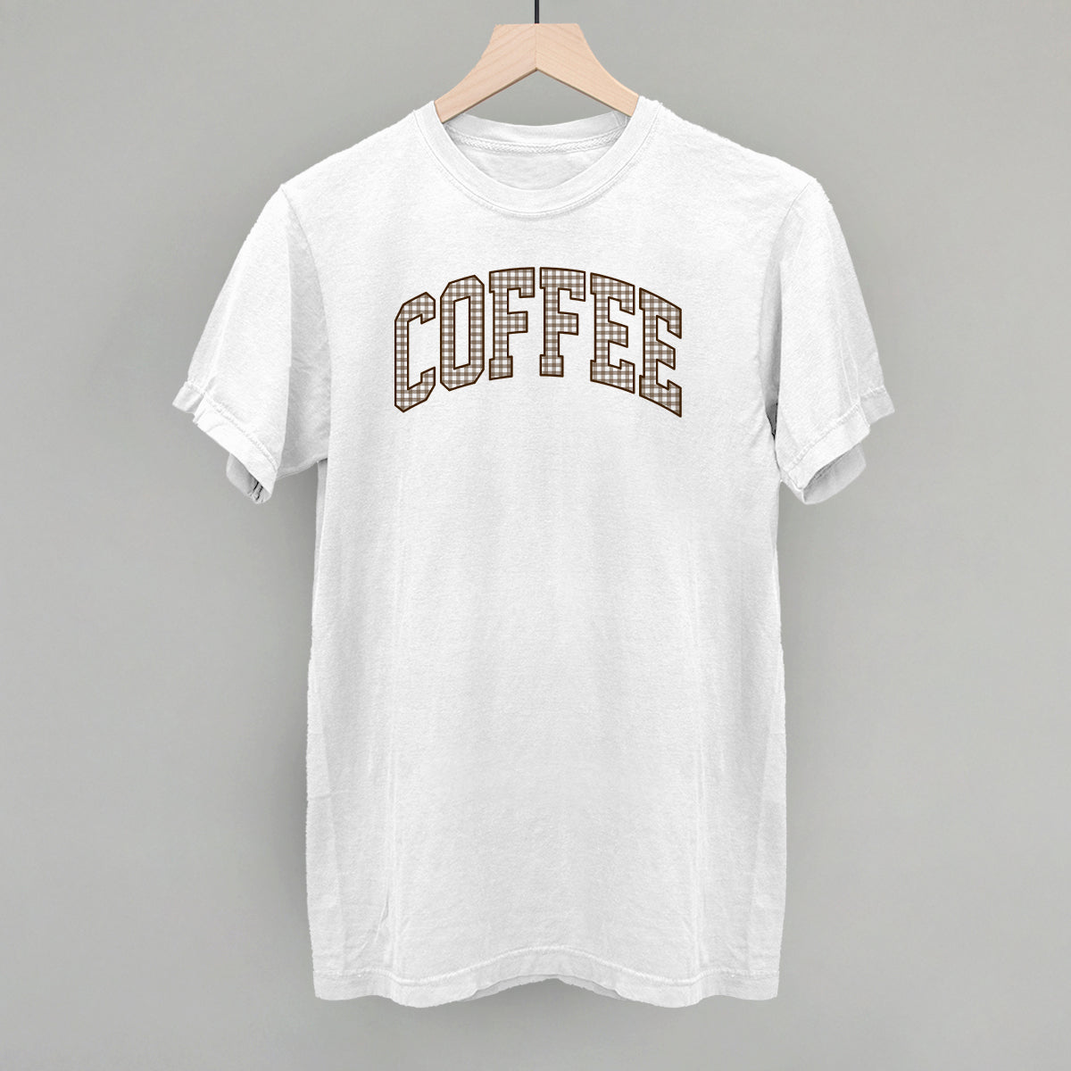 Coffee Gingham Arch