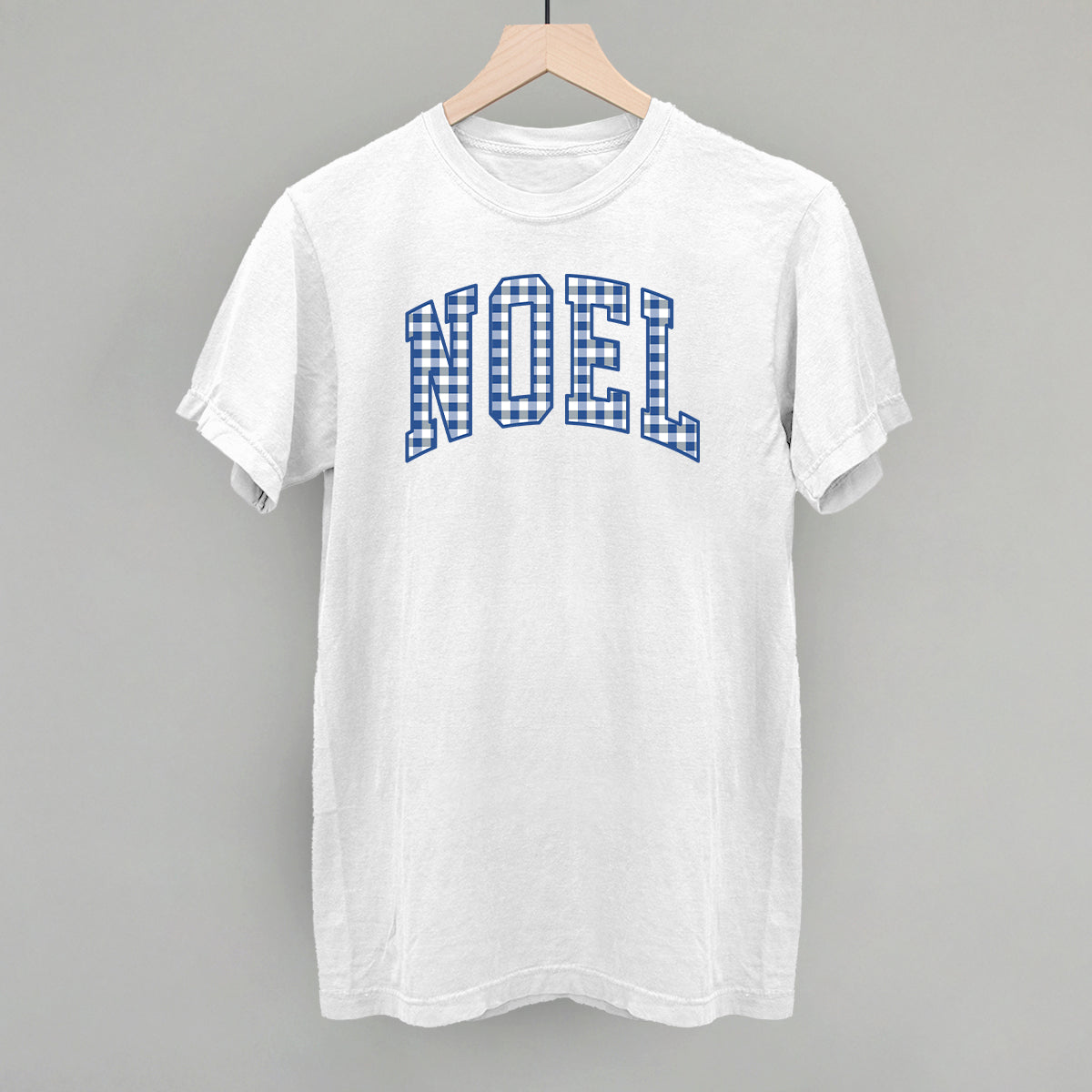 Noel Blue Gingham Arch