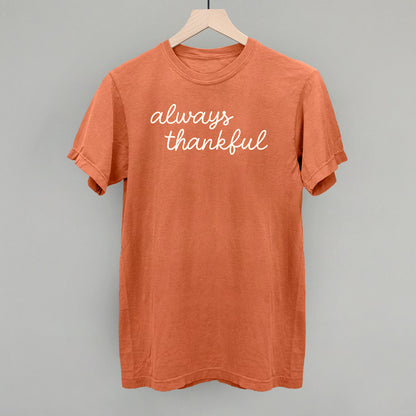Always Thankful Script