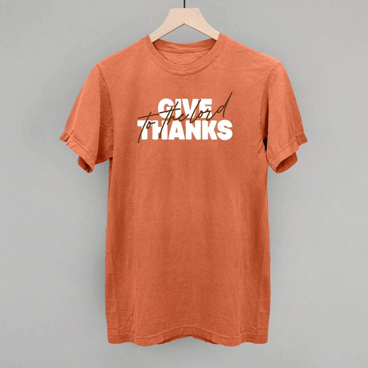 Give Thanks To The Lord Script Overlay