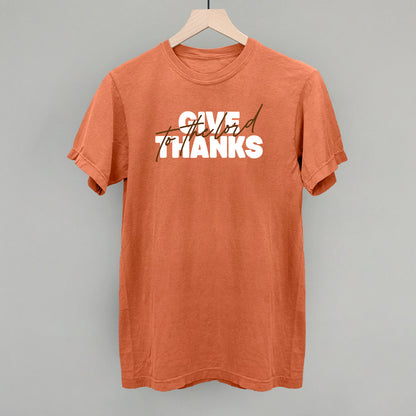 Give Thanks To The Lord Script Overlay