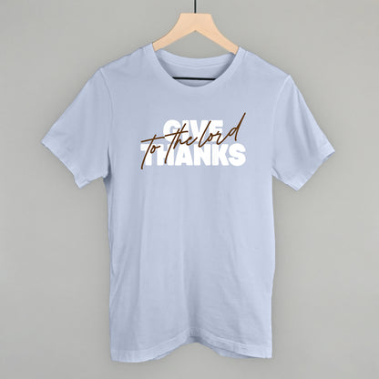 Give Thanks To The Lord Script Overlay