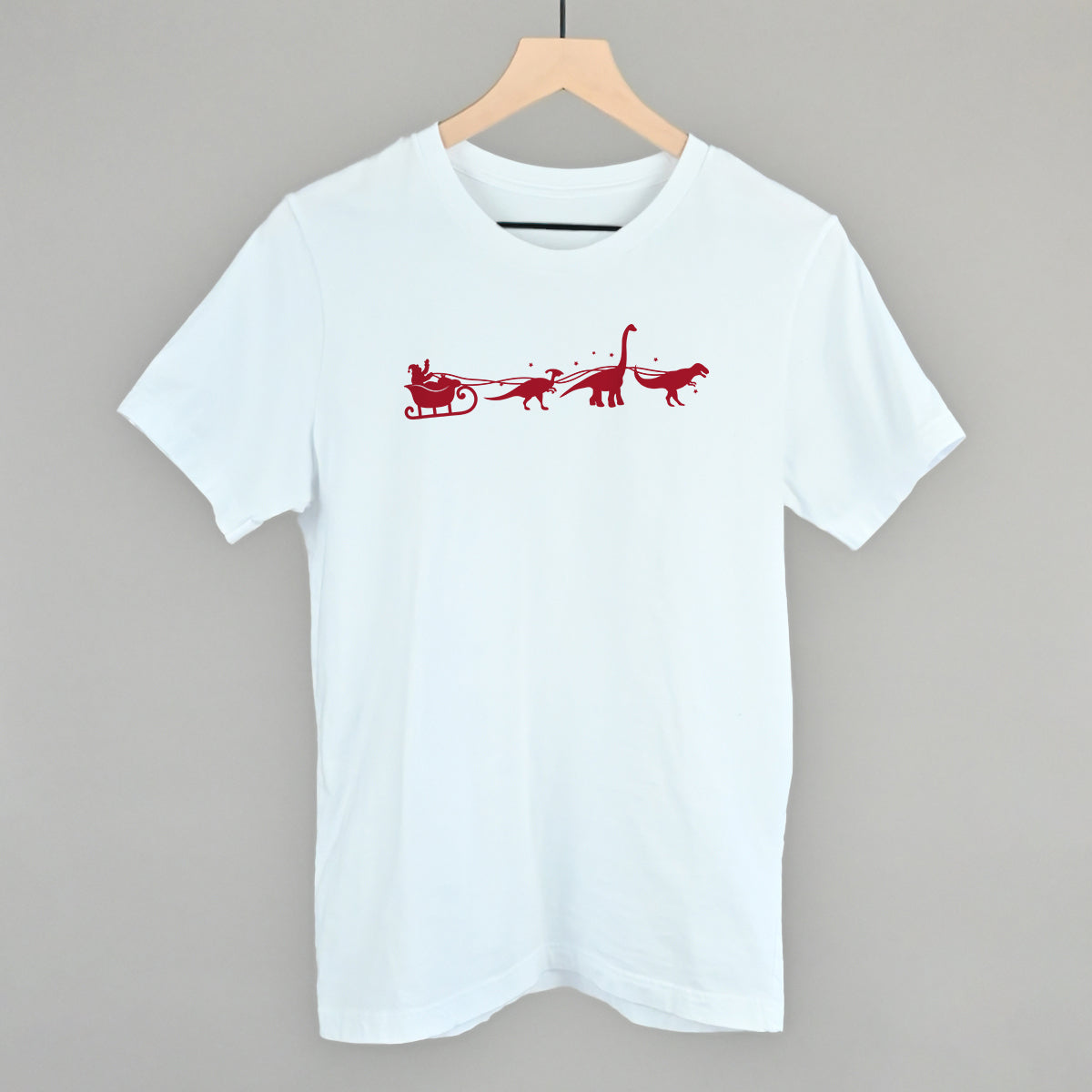 Dinosaurs And Santa's Sleigh