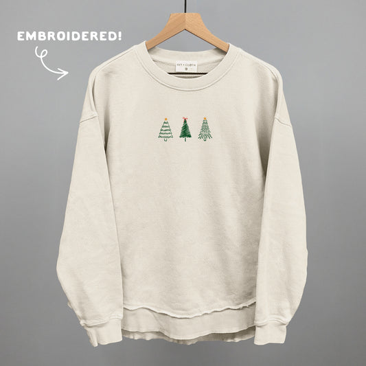 Christmas Trees (Embroidered)
