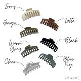 Beige Classic Claw Clip