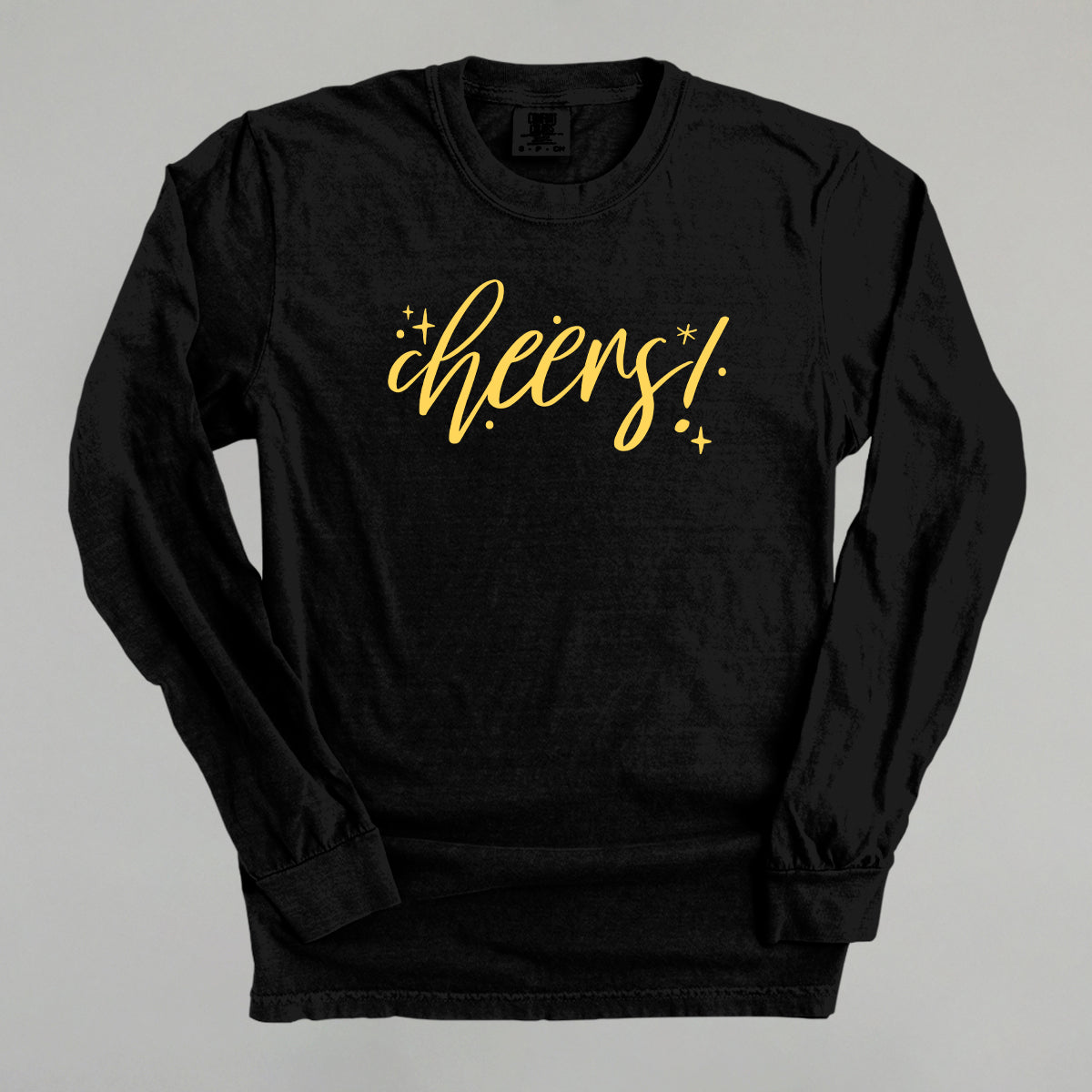 Cheers Gold Script + Sparkles
