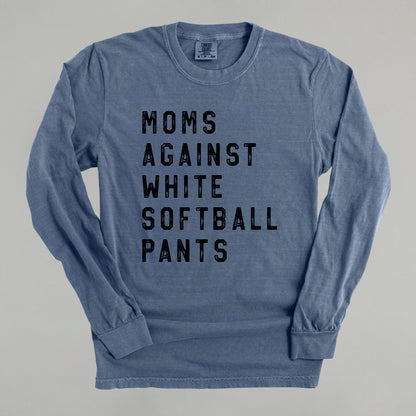 Moms Against White Softball Pants