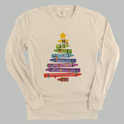 Crayon Christmas Tree