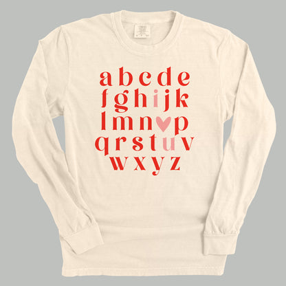 I Heart U Alphabet
