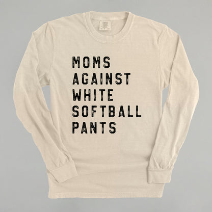 Moms Against White Softball Pants