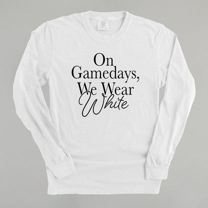 On Game Days, We Wear White