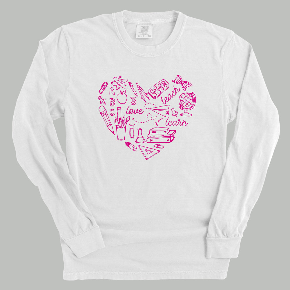 Teacher Doodle Heart