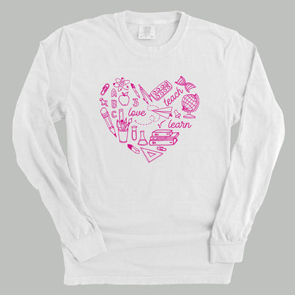 Teacher Doodle Heart