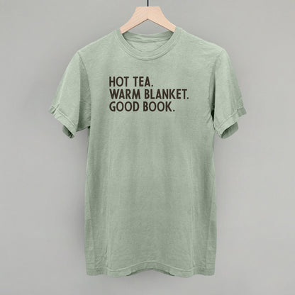 Hot Tea Warm Blanket Good Book