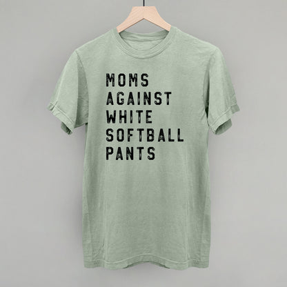 Moms Against White Softball Pants