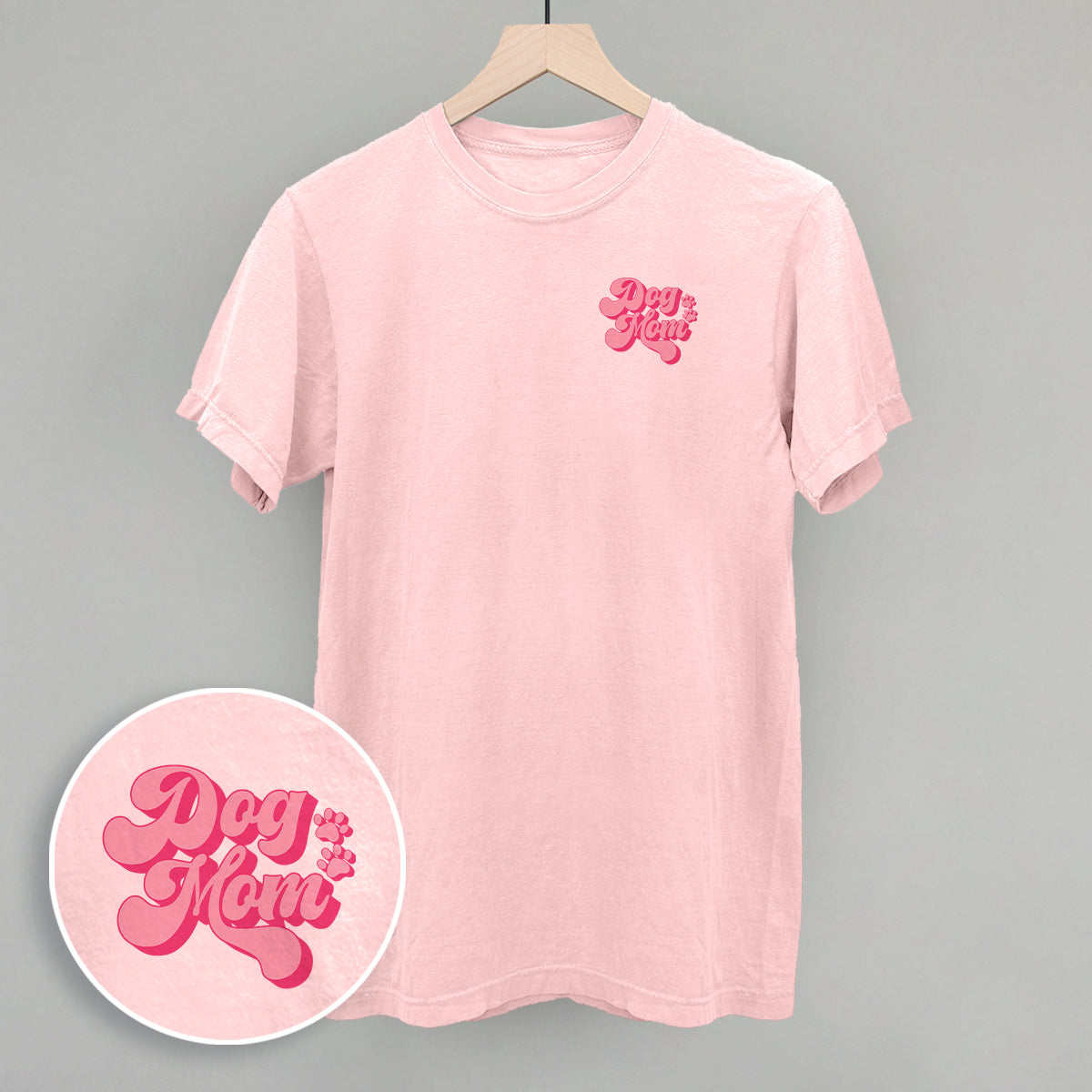 Dog Mom Retro (Left Chest)