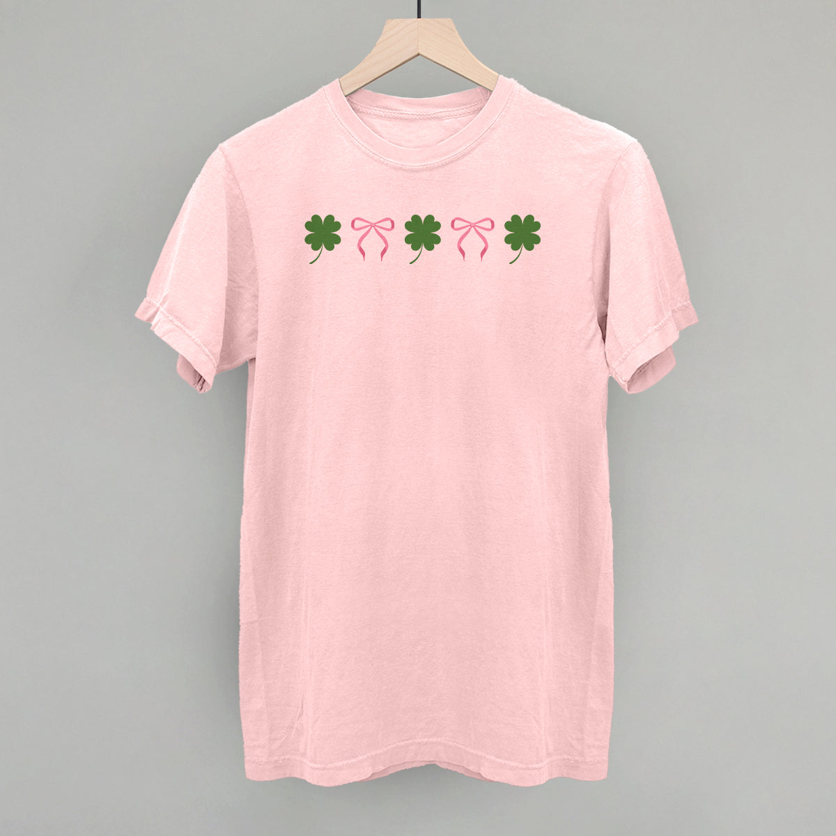 Pink Bows + Clovers