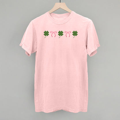 Pink Bows + Clovers