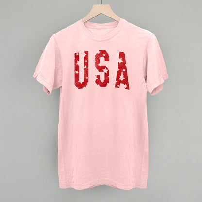 USA Distressed Stars
