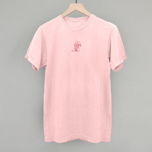 Cowboy Boots + Star Hat (Pink)