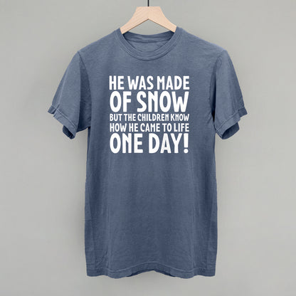 He Was Made Of Snow