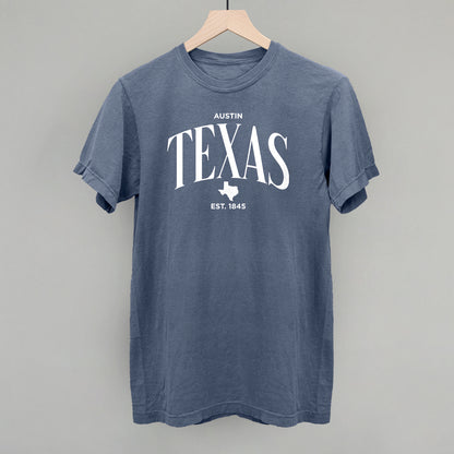 Texas Est. 1845 (White)