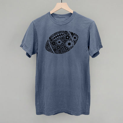Floral Football Black