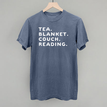 Tea Blanket Couch Reading