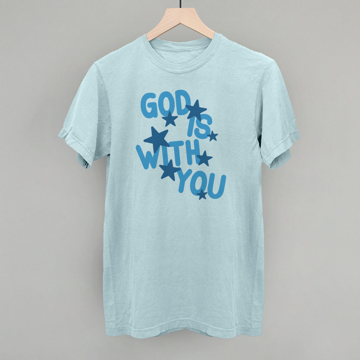 God Is With You Blue Stars