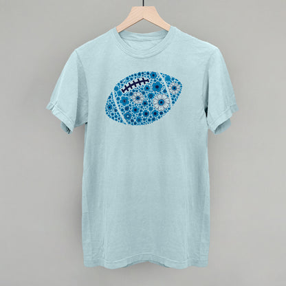Floral Football Blue