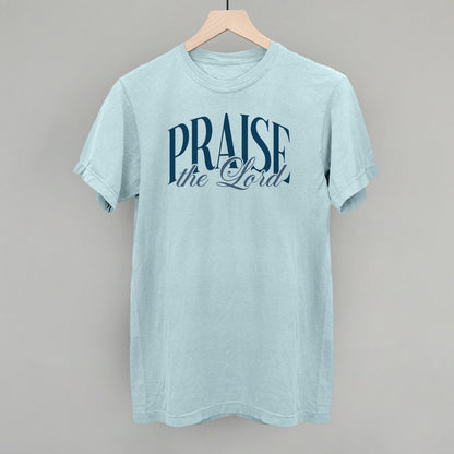 Praise The Lord Blue Script
