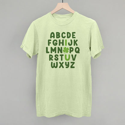 I Love You Clover Alphabet