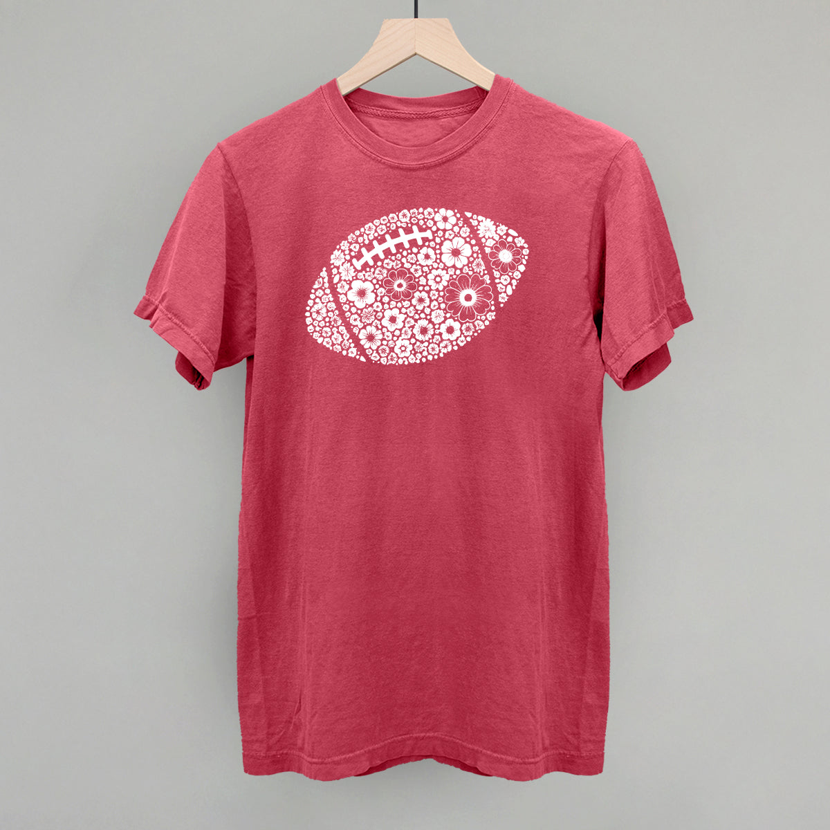 Floral Football White