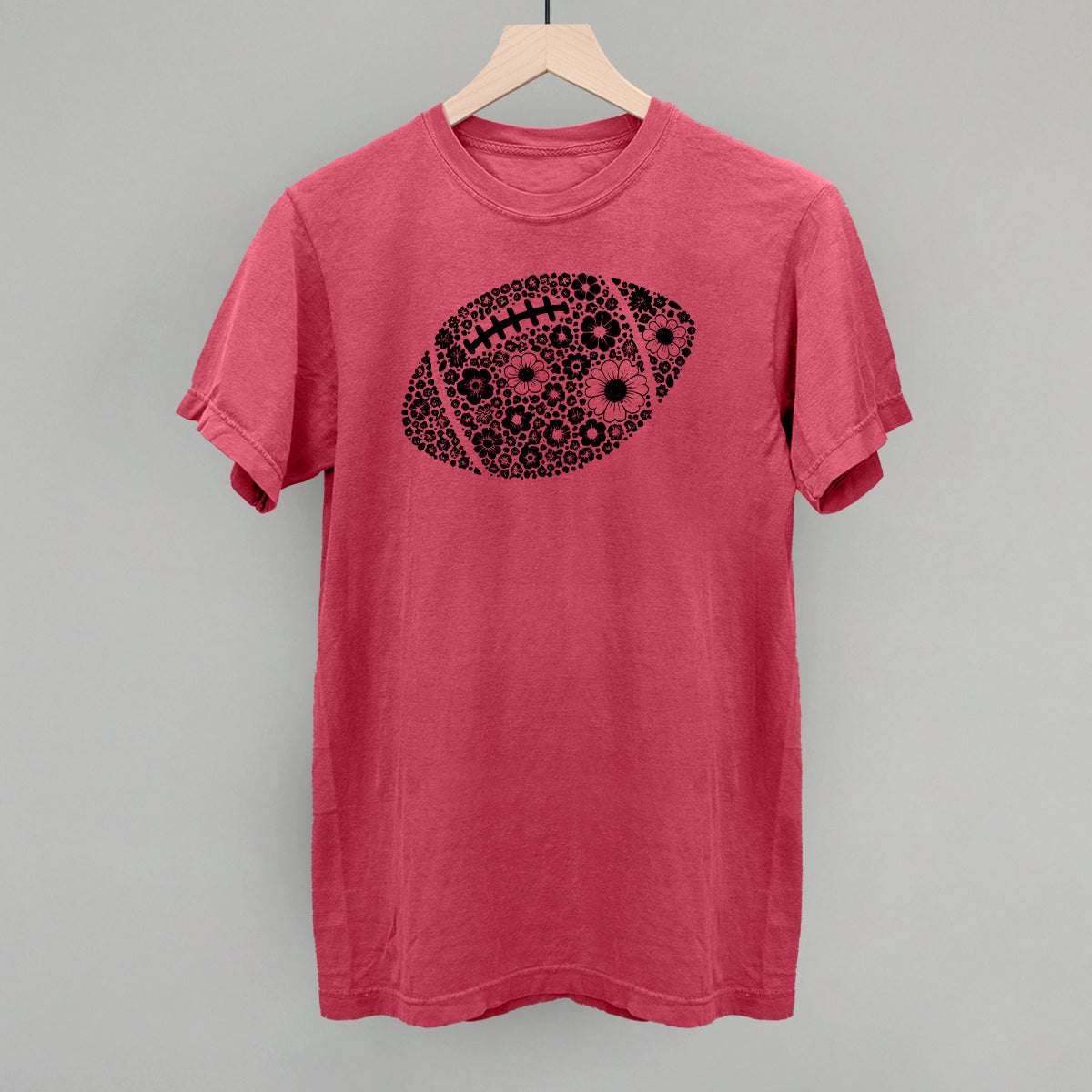 Floral Football Black
