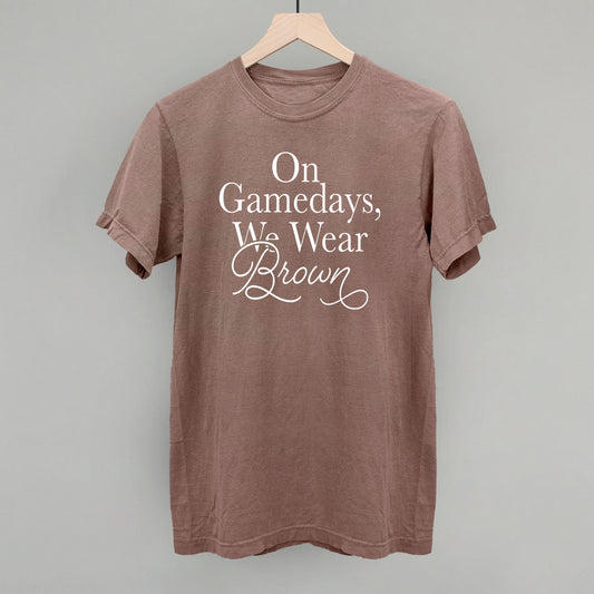 On Gamedays, We Wear Brown