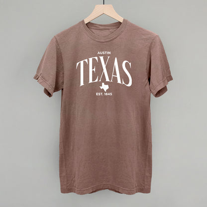 Texas Est. 1845 (White)