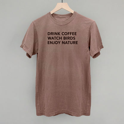 Drink Coffee Watch Birds Enjoy Nature