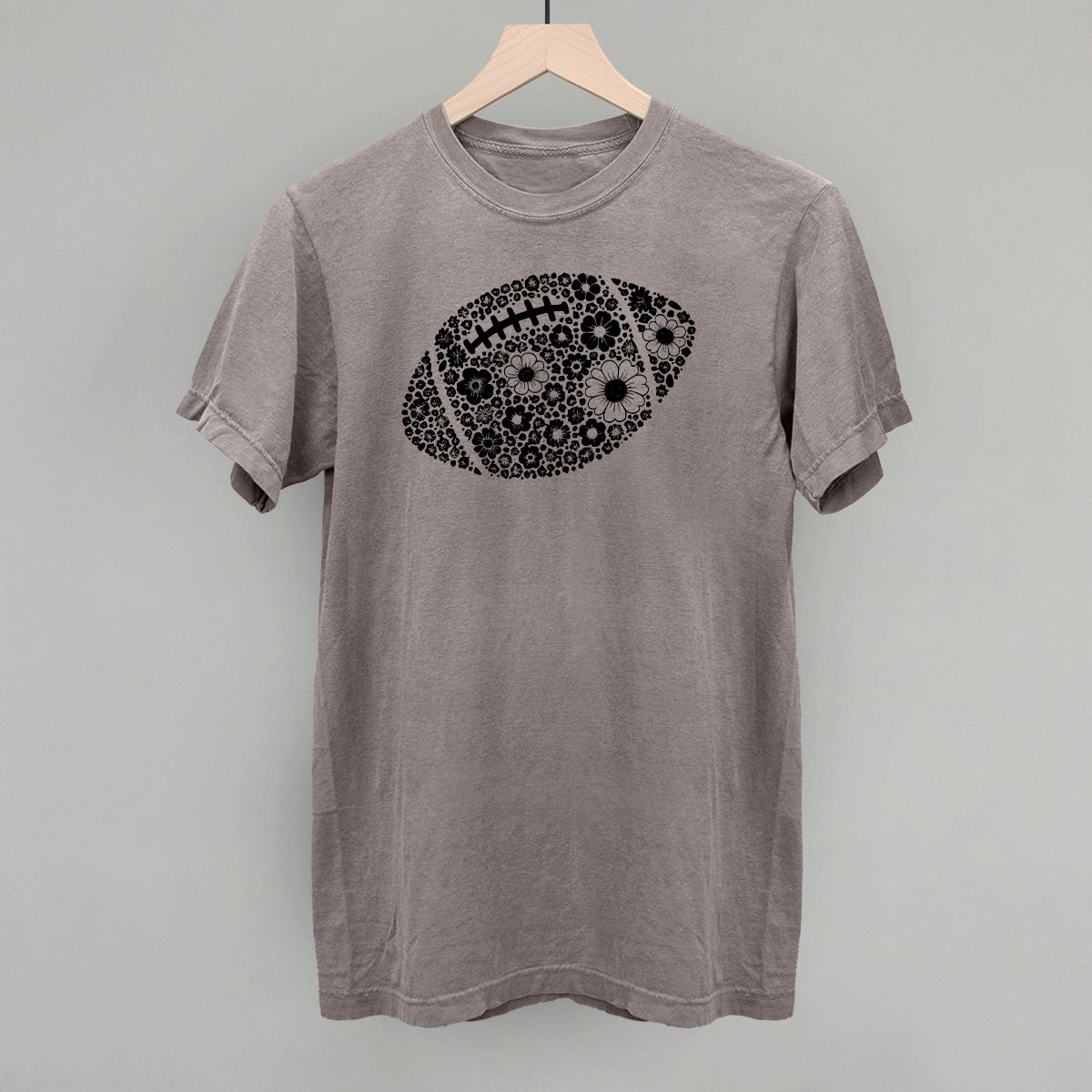 Floral Football Black
