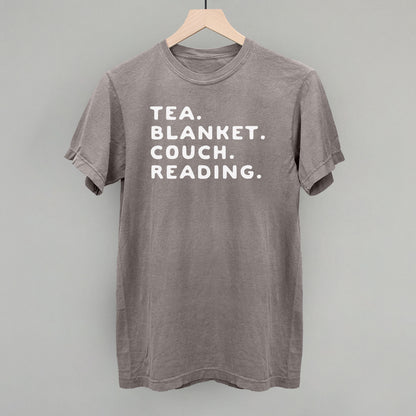 Tea Blanket Couch Reading