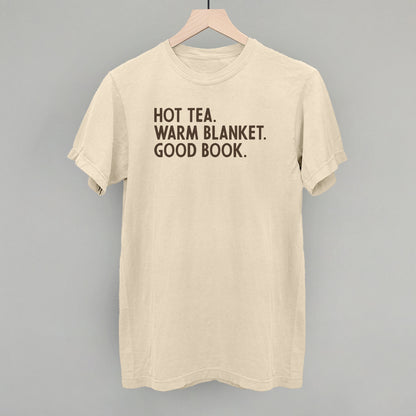 Hot Tea Warm Blanket Good Book